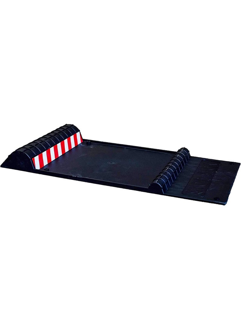 Maxsa Innovations ماكسسا إنوفيشنز 37358-RS حصيرة وقوف السيارات 21" × 11" × 2"، سوداء، حصرية على أمازون - Image 1
